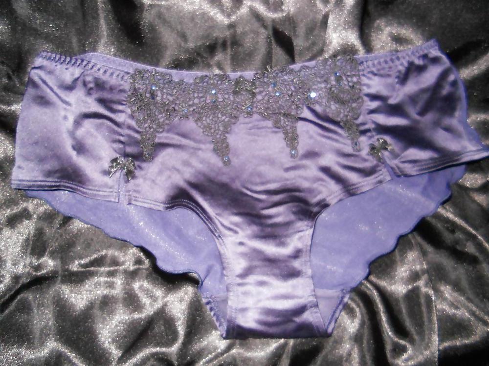 21P Satin sheer knickers and cami top