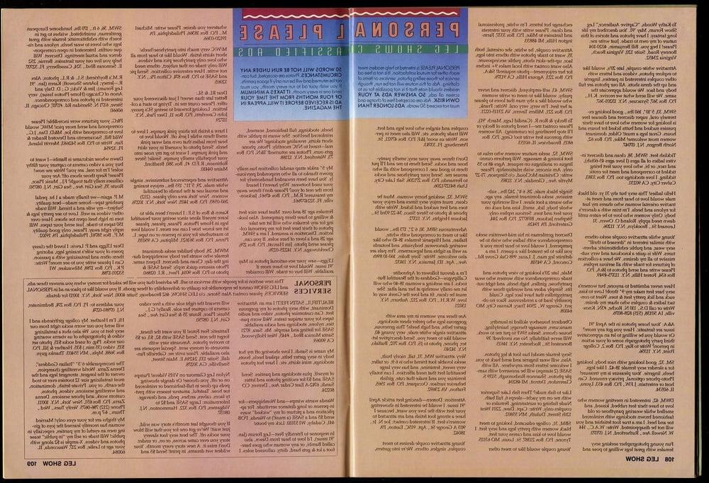 25P Leg Show Magazine (October '91)