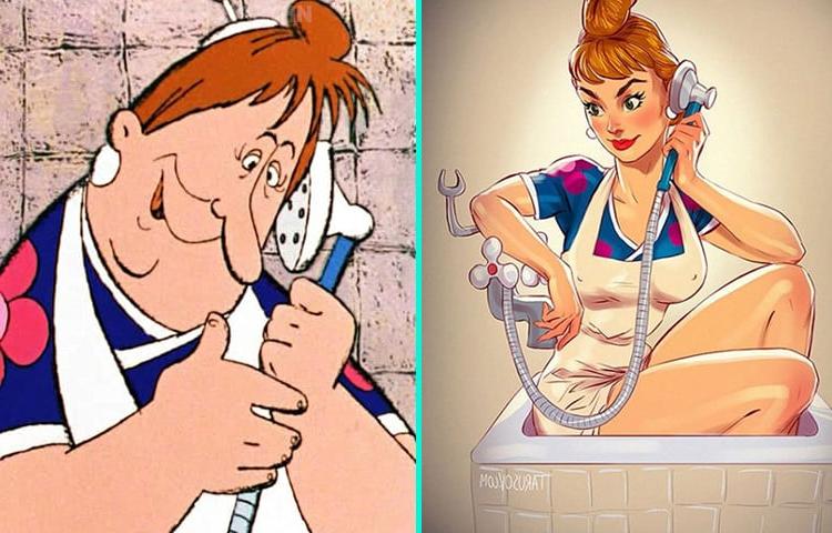 25P cartoon characters