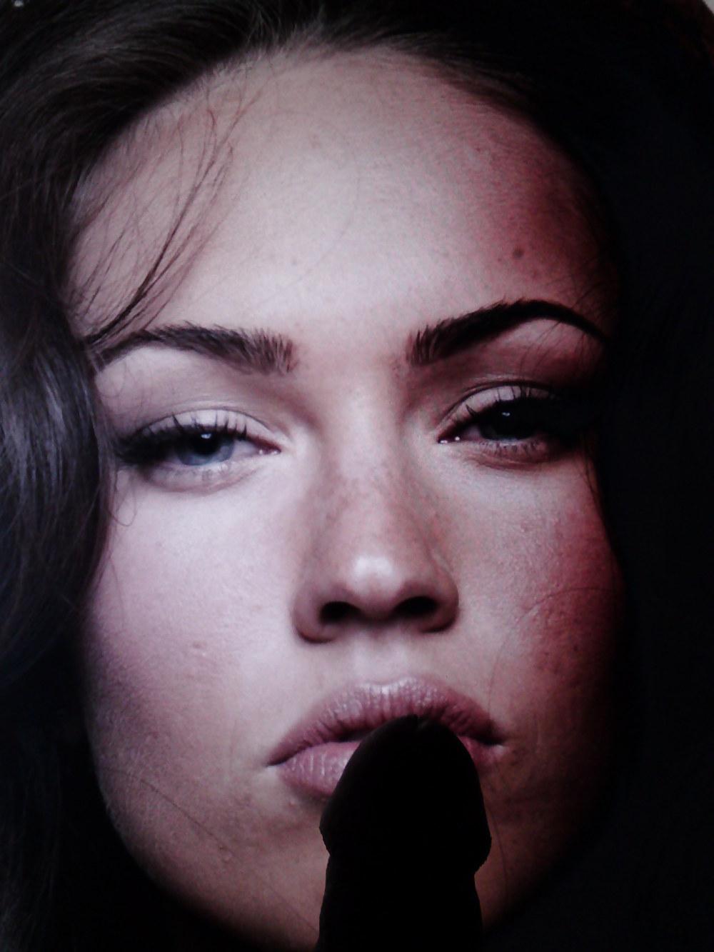 7P Cumshot over MEGAN FOX