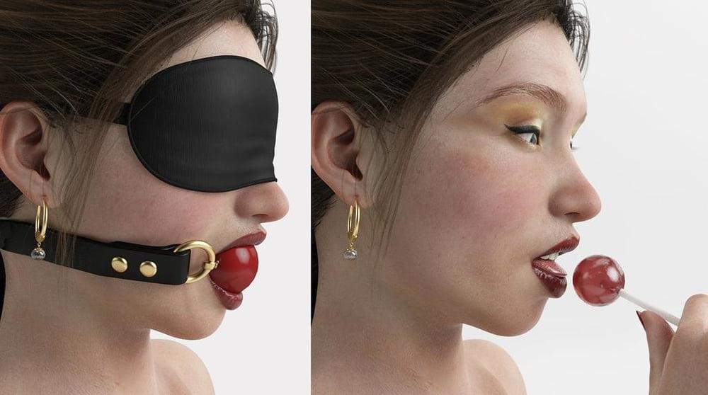 25P sexy female portraits (cartoon) 2