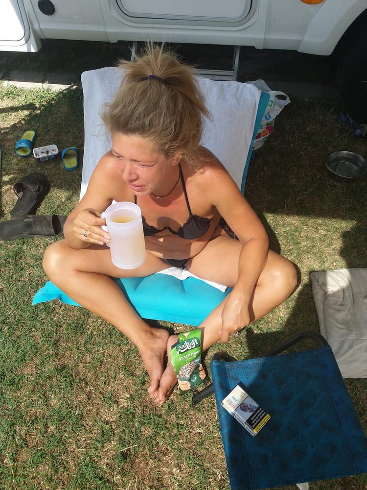 25P 26. Unknown nudist couple