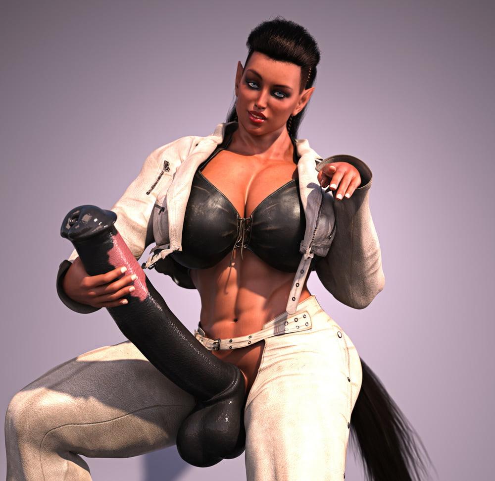 25P 3D Futanari