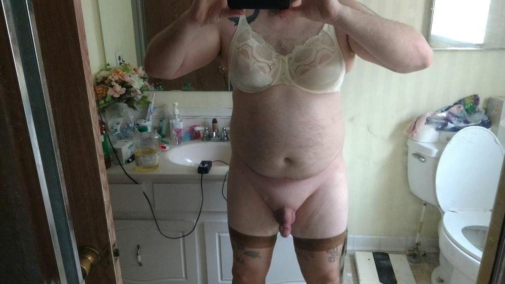 20P Getting dressed in mommies lingerie