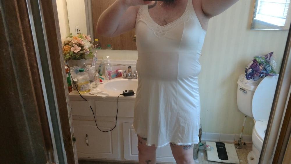 20P Getting dressed in mommies lingerie