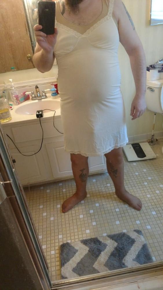 20P Getting dressed in mommies lingerie