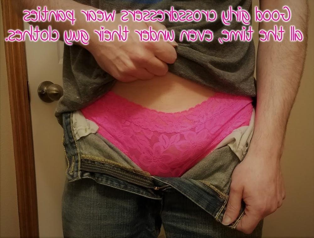 14P Sissy Faggot Crosdress Captions