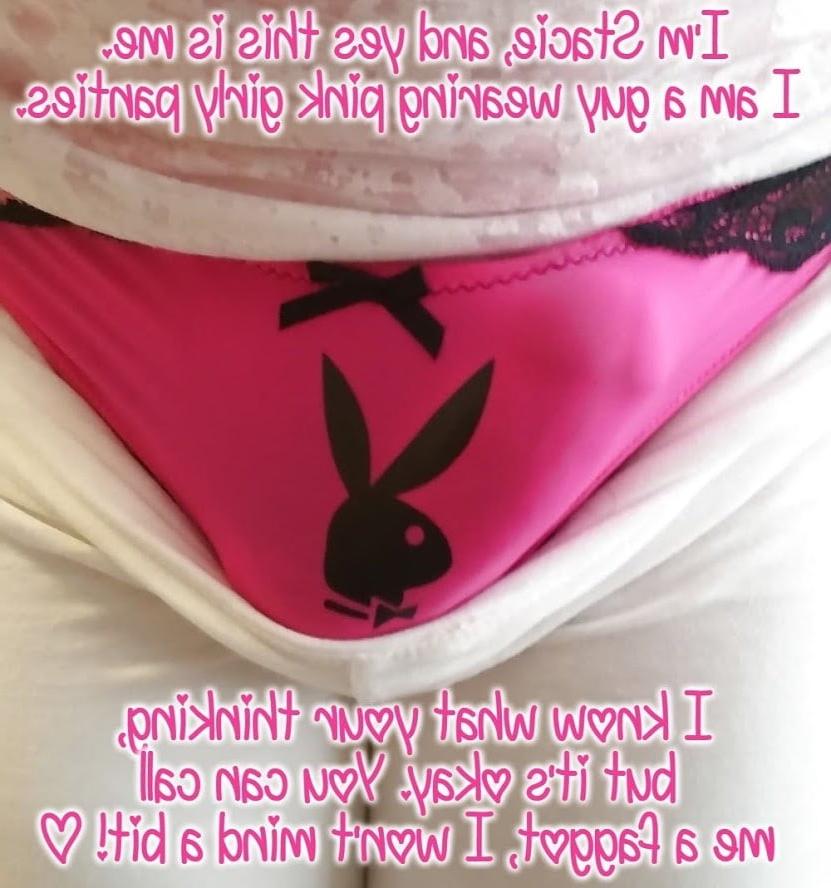 14P Sissy Faggot Crosdress Captions