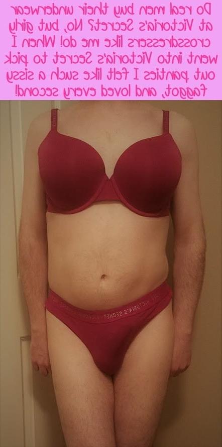 14P Sissy Faggot Crosdress Captions