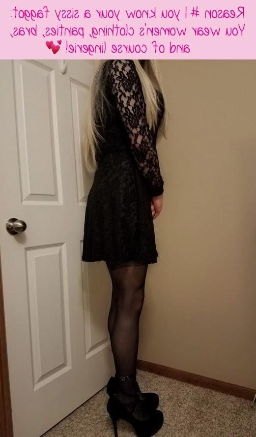 14P Sissy Faggot Crosdress Captions
