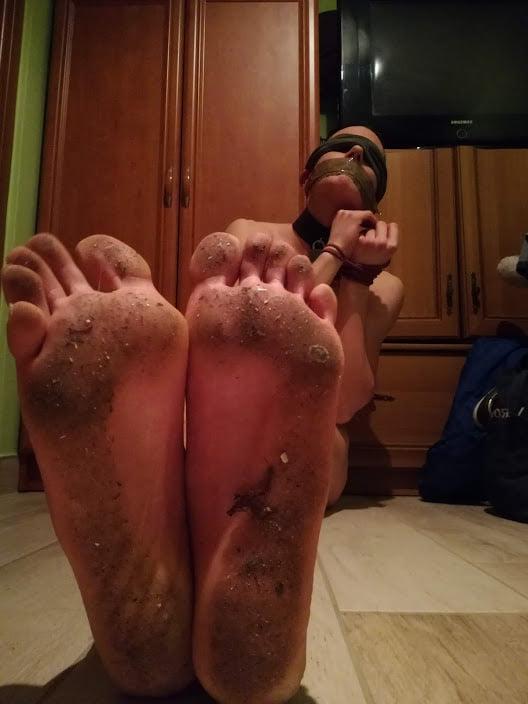 25P Submissive young  slave whore (soles, ass,cock)
