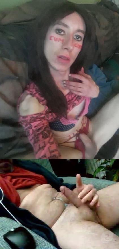 25P CipciaOliwcia's sissy captured on Skype.