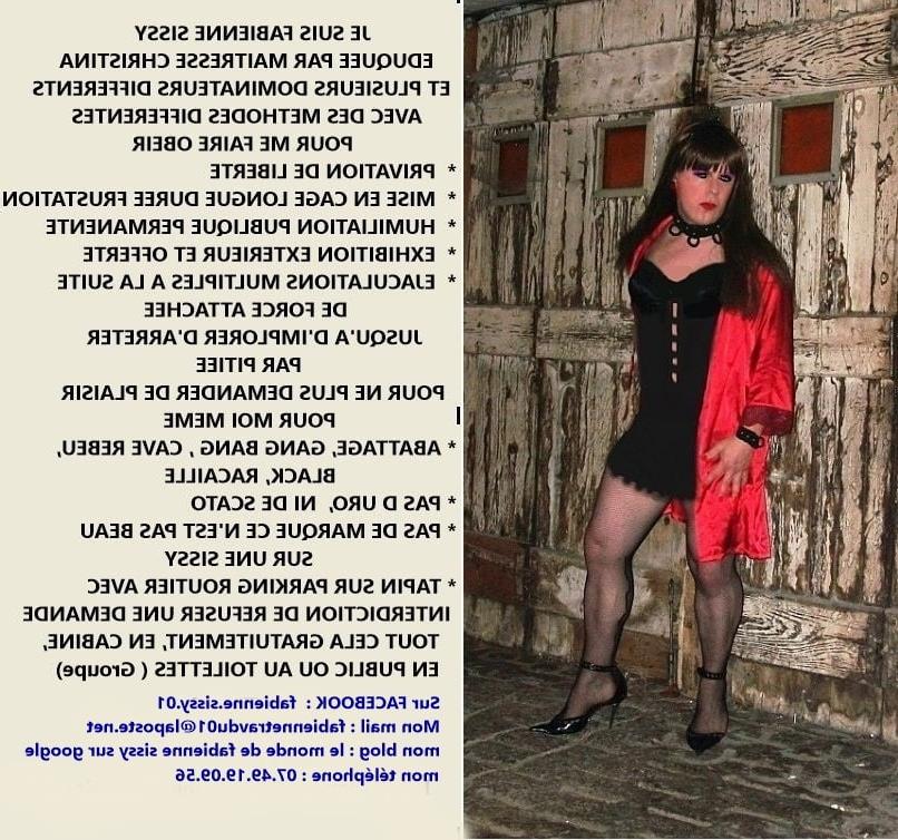 25P FABIENNE TRAVESTI SISSY SOUMISE