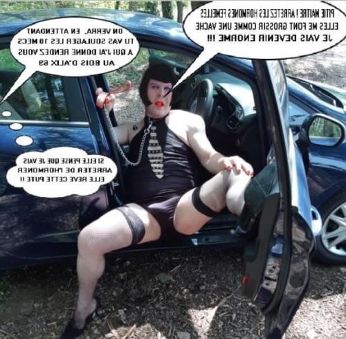 25P FABIENNE TRAVESTI SISSY SOUMISE