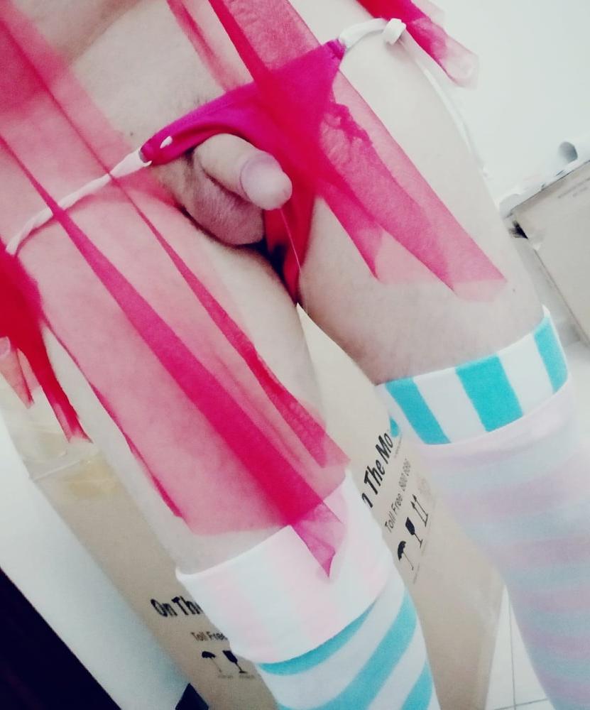 20P Sissy CD's New Dildo + Socks
