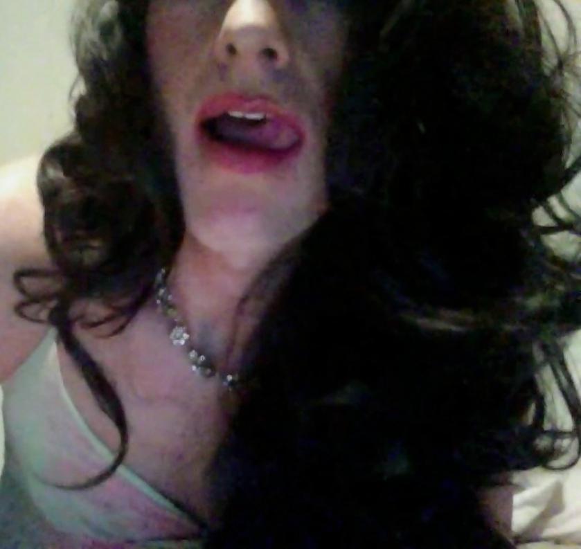 25P My sexy cocksucking sissy lips