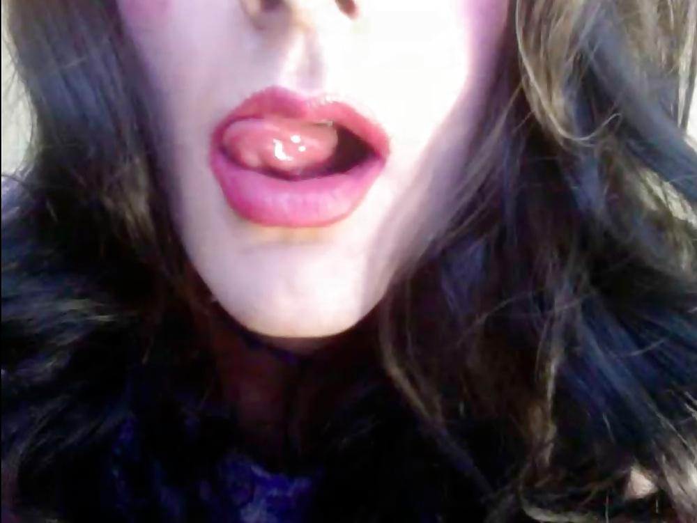 25P My sexy cocksucking sissy lips