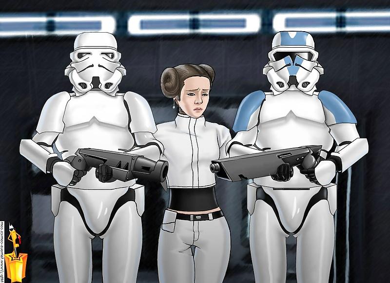 22P Princess Leia Orgasma ( Best of Star Whores)