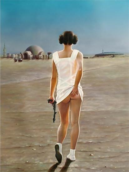22P Princess Leia Orgasma ( Best of Star Whores)