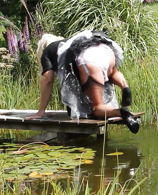 12P Sissy  fully dressed in a pond, and was observed to Part II