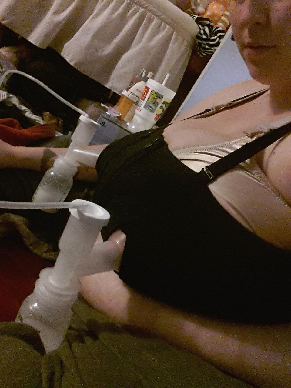 25P Huge breasts in clothes