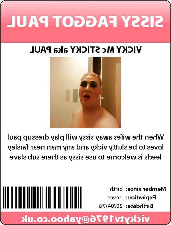 6P SISSY SLUT PAUL aka VICKY