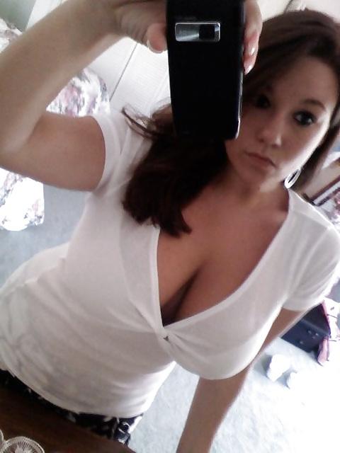 23P Hot Huge Titted  Self Shot Amateur Brunette