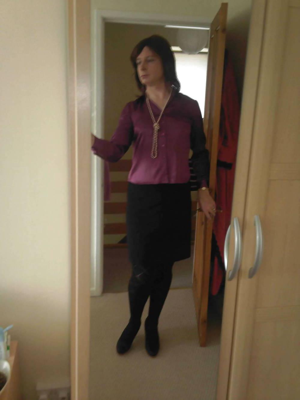 15P Sissy Angela Dressed