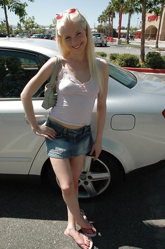 20P Slim blonde is well used by three horny guys