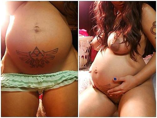 17P Huge Bellies - Pregnant
