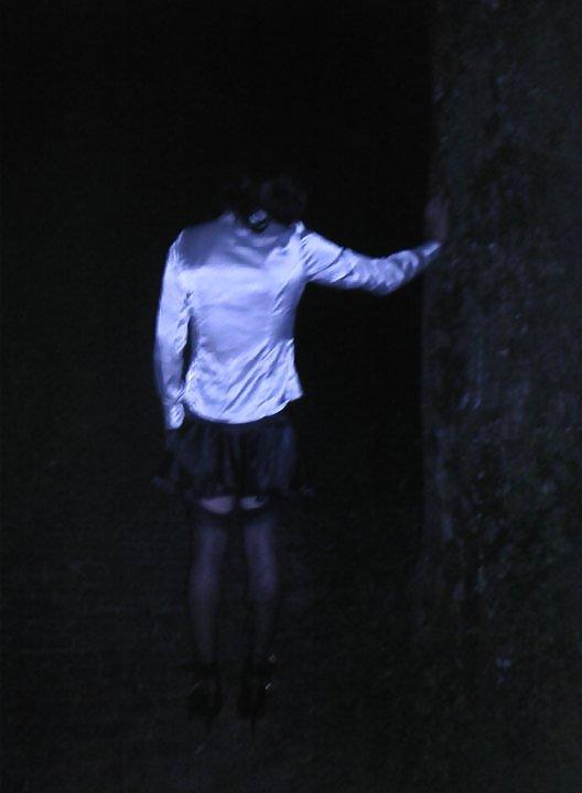 9P Sissy cum whore slut outside!