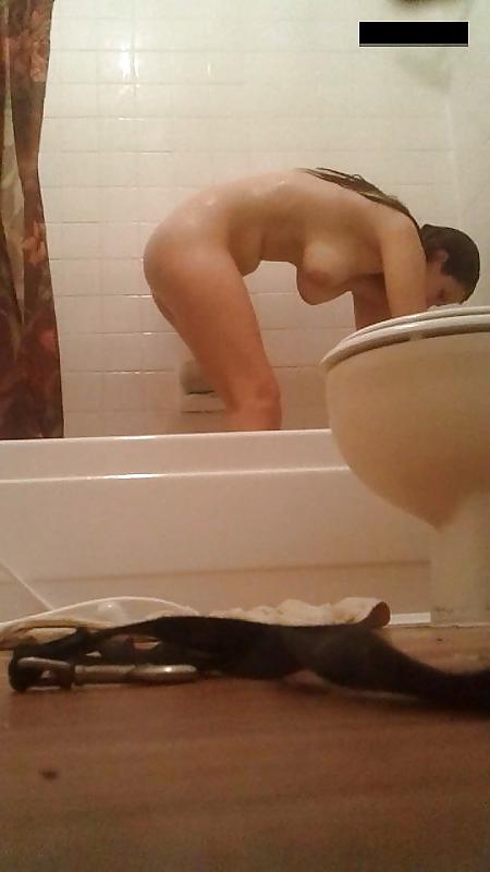 25P Sexy brunette teen with friend