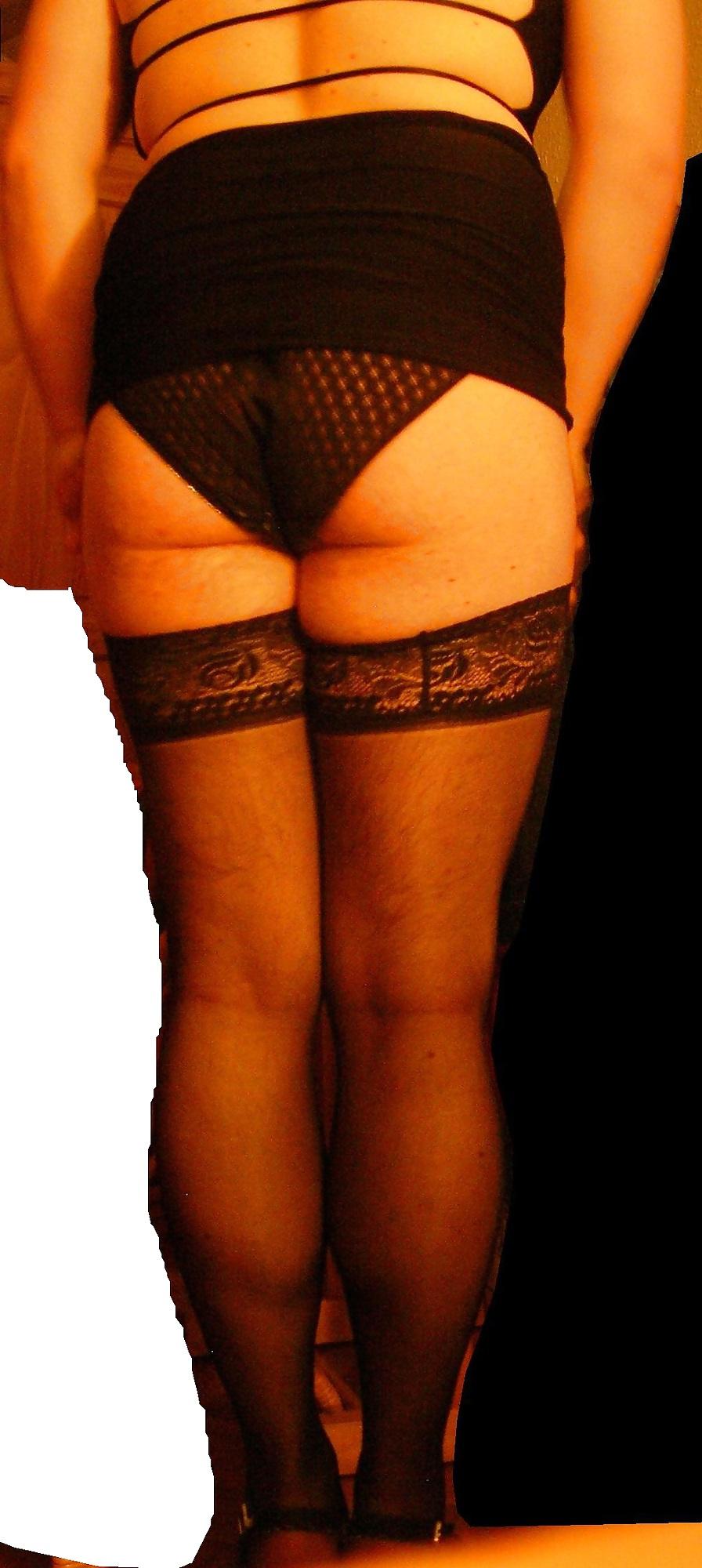 25P St.sissy Bp. in black dress 2.