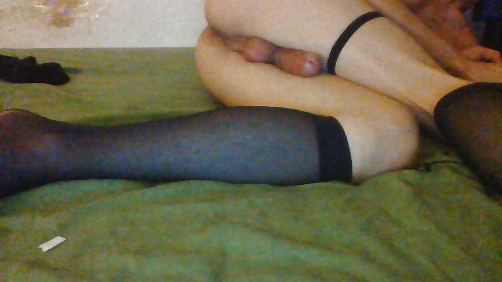 9P More sissy pics with foot fetish 