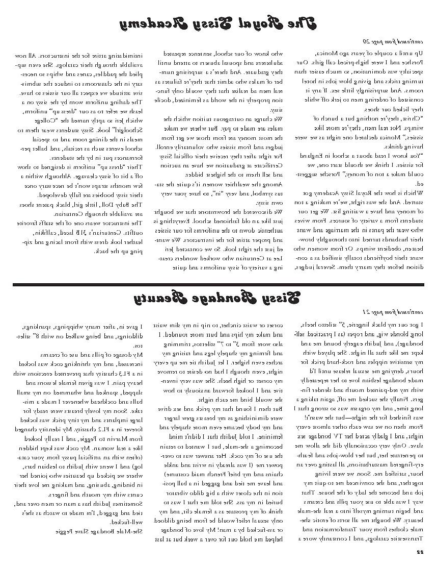 25P FYI - Enslaved Sissies and Maids no.07