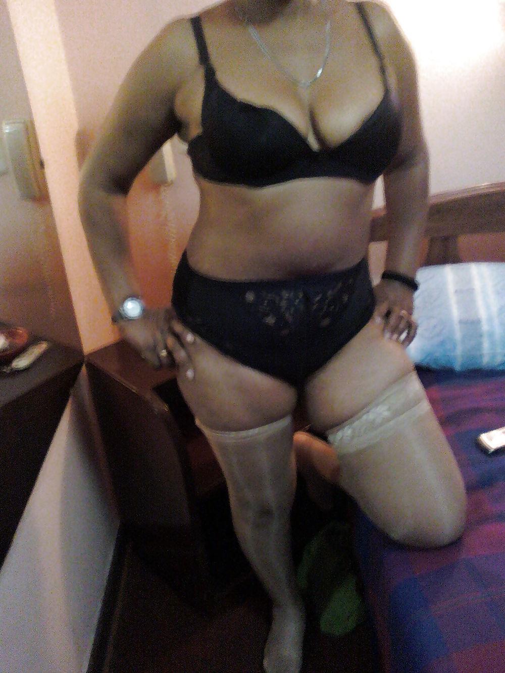 4P Black Milf Friend in Stockings.