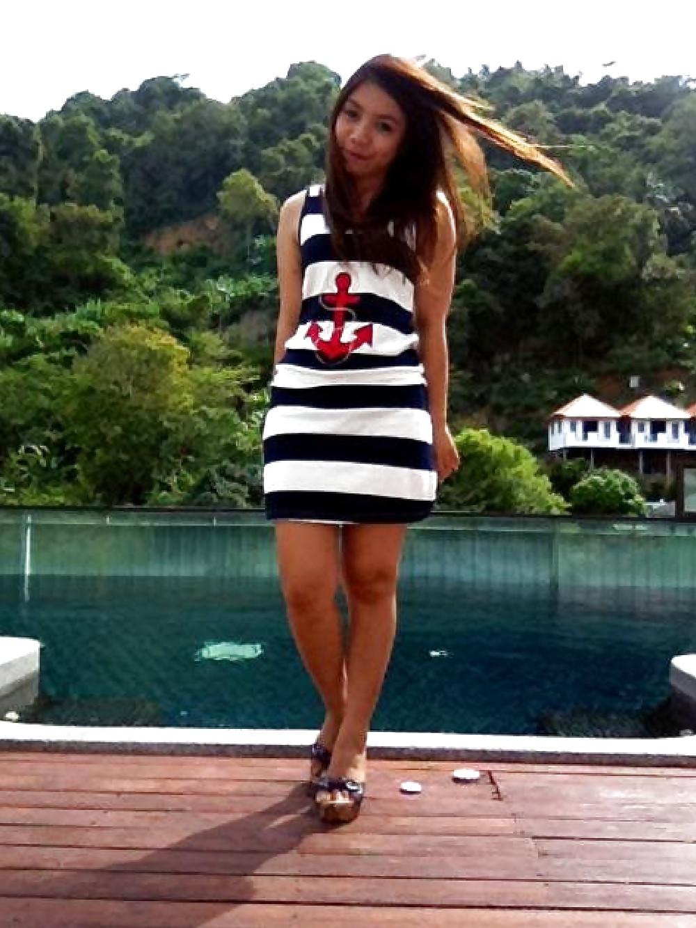 25P Our Thai Girl Friend Sweet  Dar. First time Naked photos 