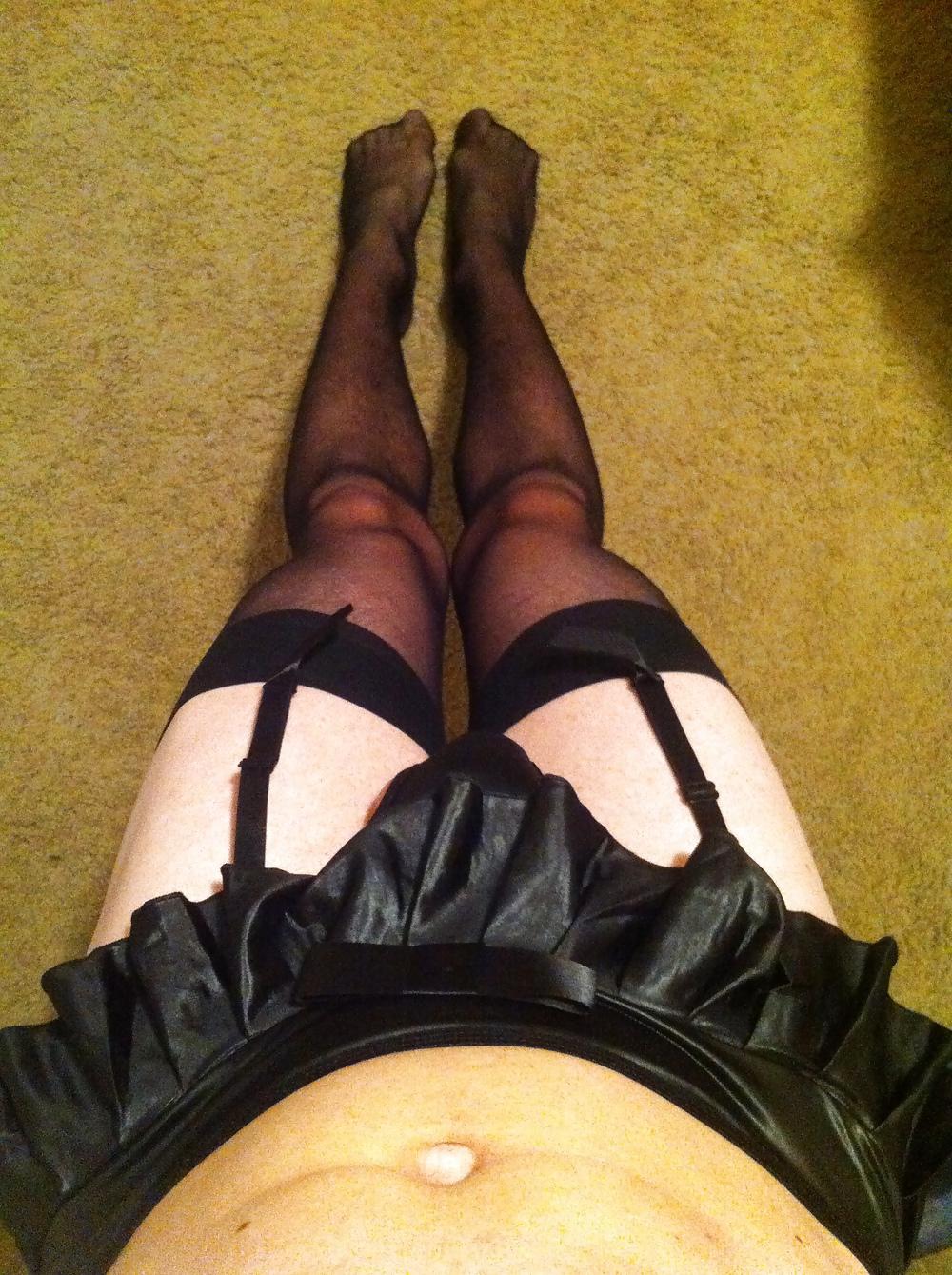15P Sissy cock under my skirt! 