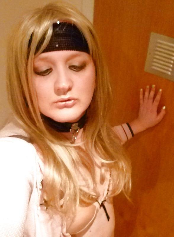 24P Hot sissy chav in silver leggings