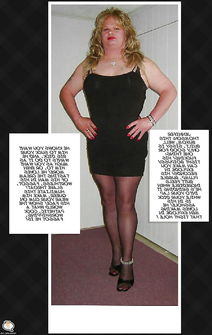 4P Sissy Faggot Jennifer Exposed Captions 2