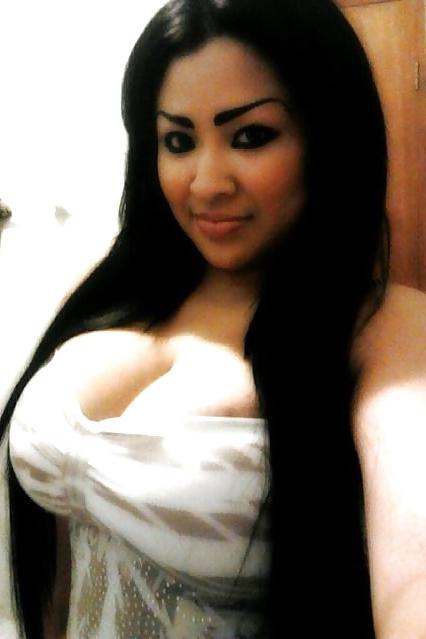 25P Latina mild with big tits and huge fake eyebrows