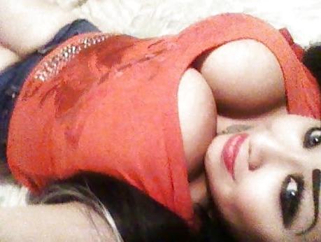 25P Latina mild with big tits and huge fake eyebrows