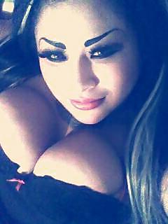 25P Latina mild with big tits and huge fake eyebrows