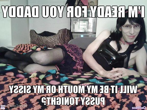5P Dollface is a sissy who craves big cocks