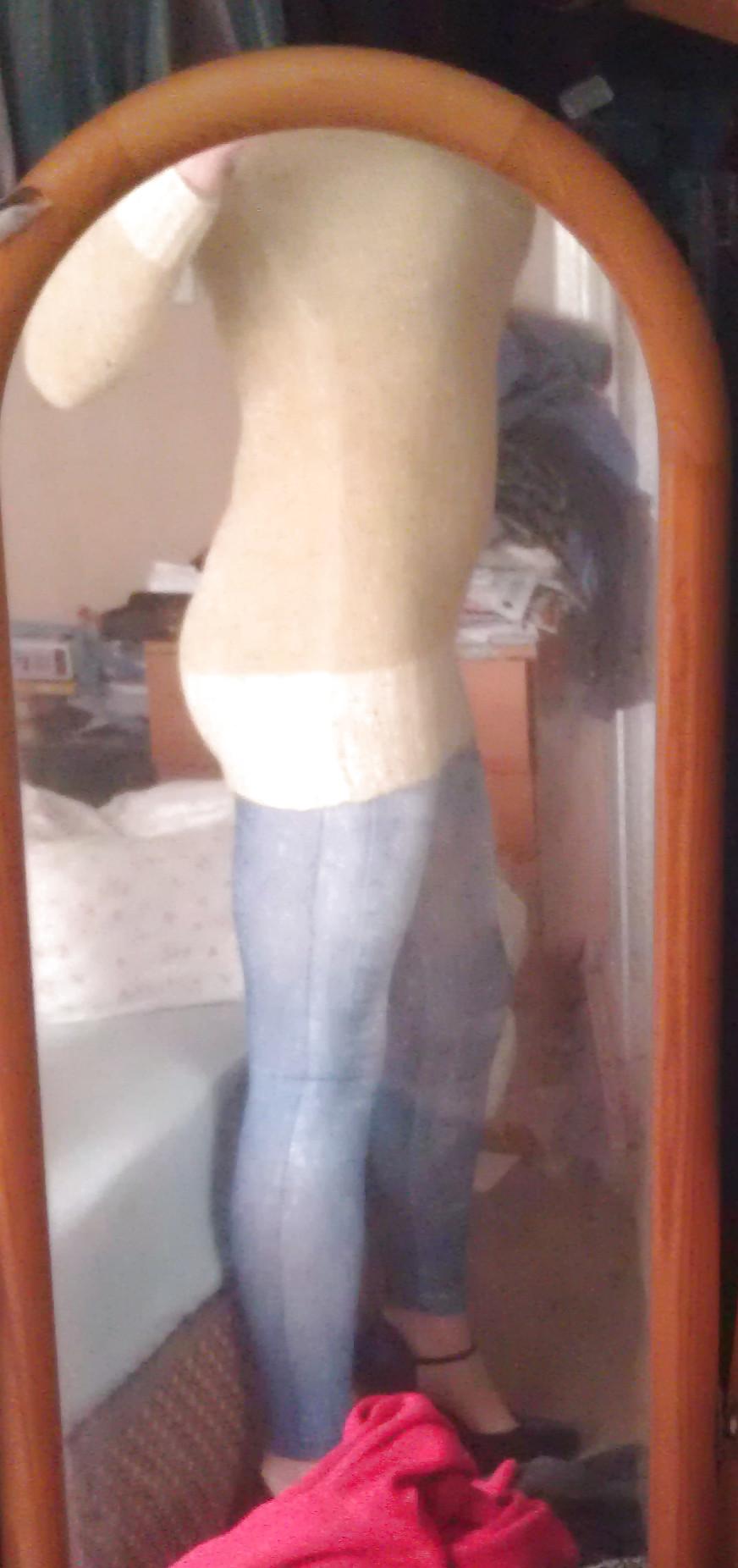 6P Sissy boi slut in jeggings
