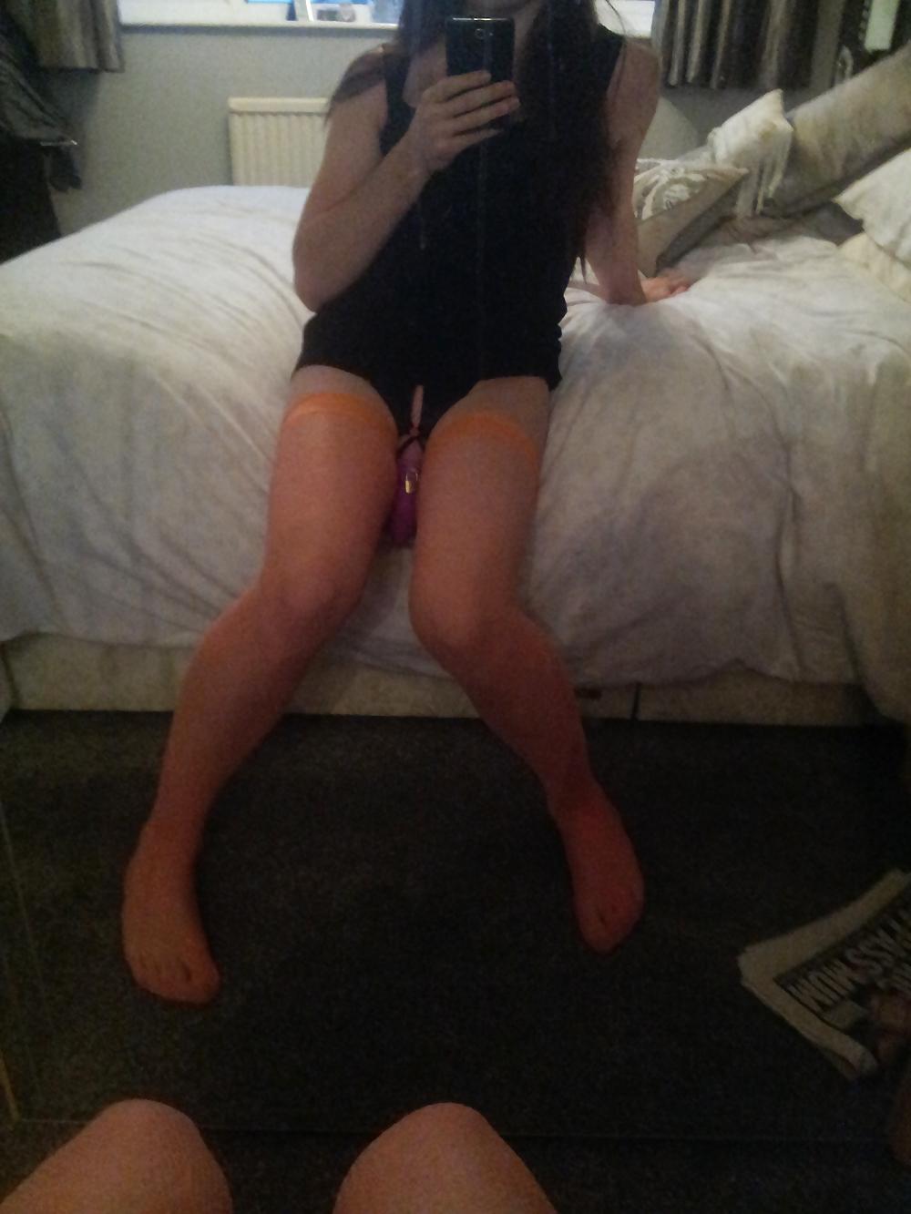 6P Sissy in Chastity