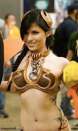 25P Hot Slave Leia Costplay