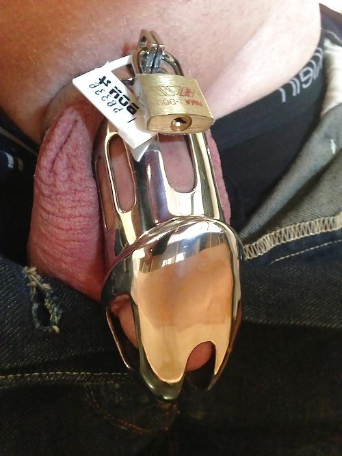 25P Sissy cocks locked away