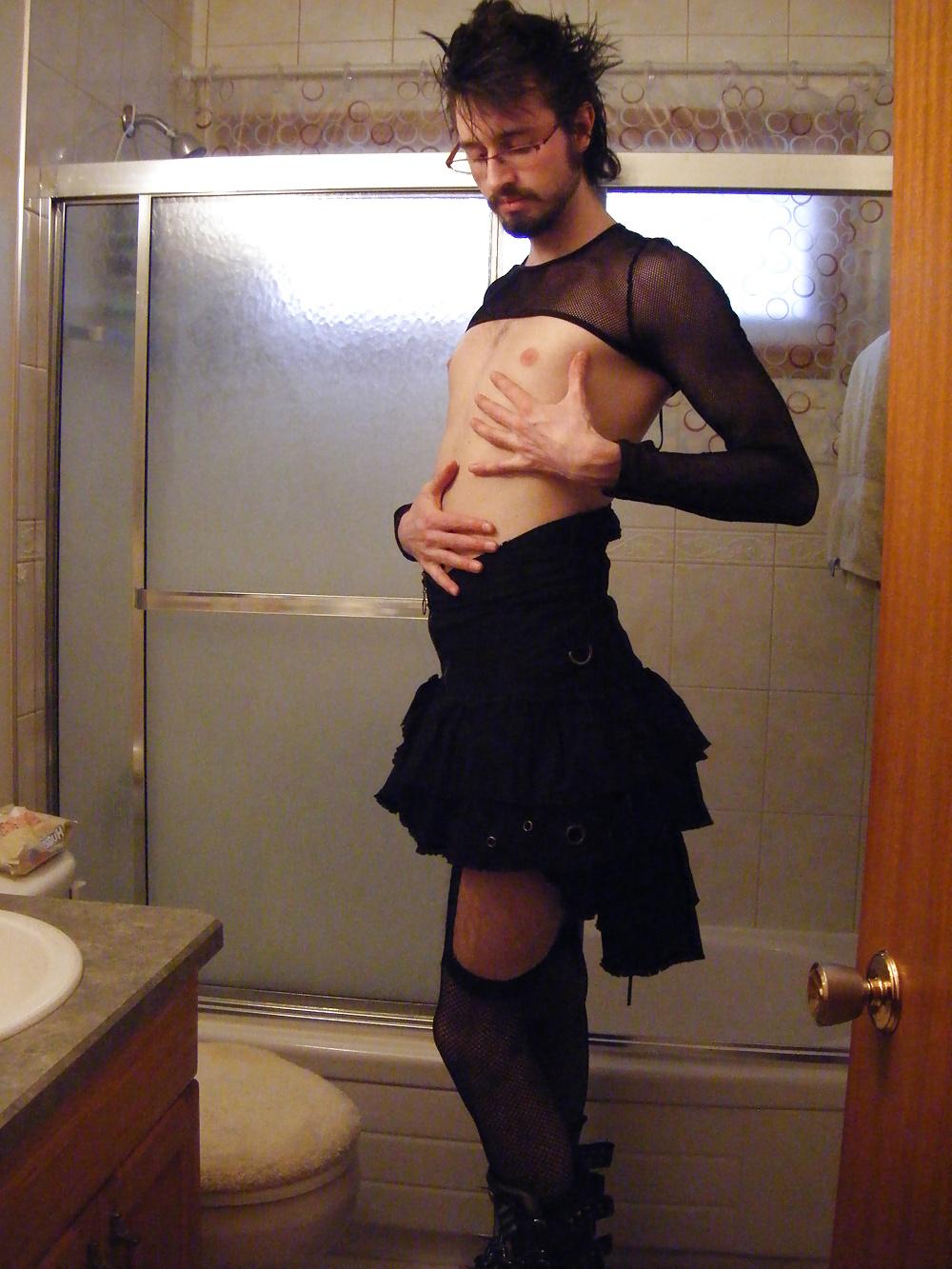 7P CD Sissy Masturbates Lingerie