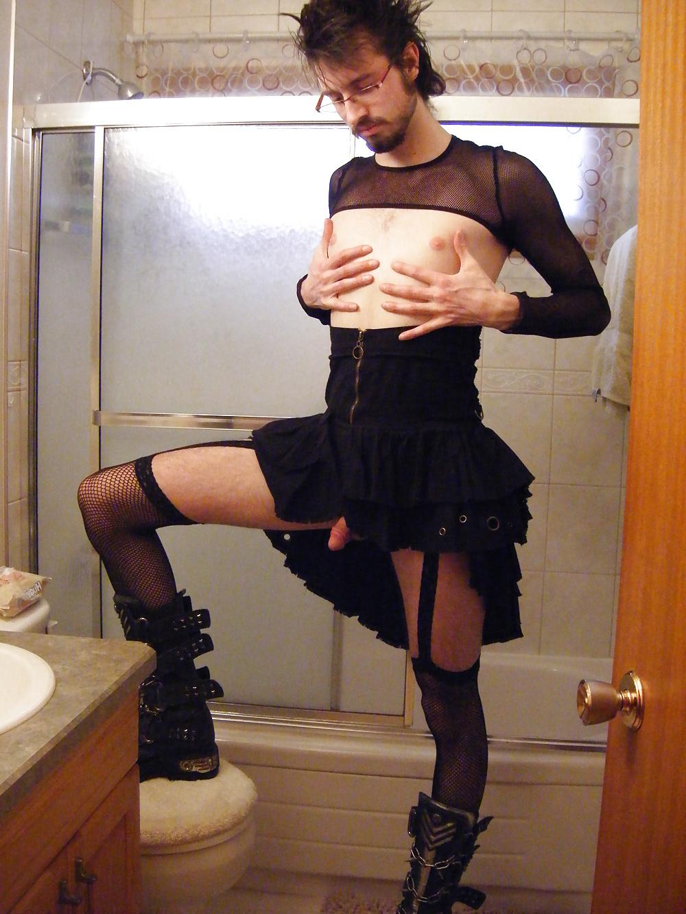 7P CD Sissy Masturbates Lingerie